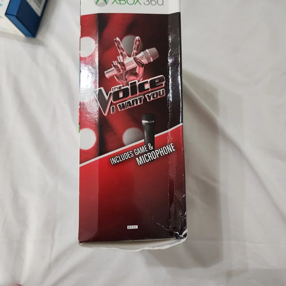 The Voice:‎ I Want You (XBOX 360) Case, Microphone & Disc Free Fast Shipping